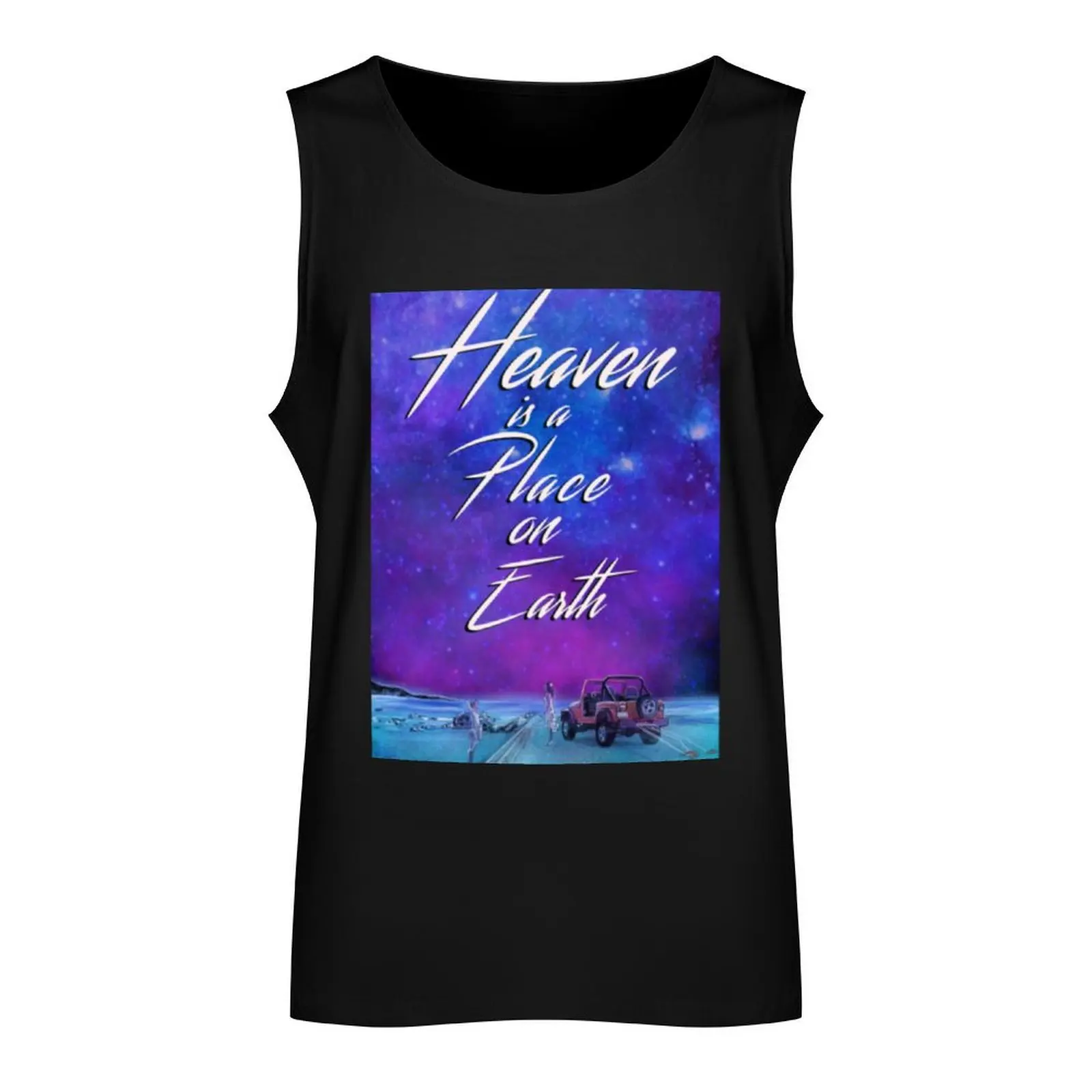 San Junipero San Junipero, Heaven is a Place on Tank Top gym accessories man Bodybuilding clothing man