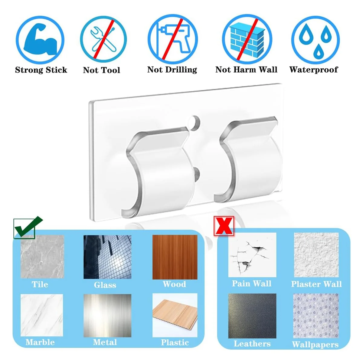 Hooks for Outdoor String Lights Clips, 30Pcs Black Light Clips Heavy Duty Light Hooks for Indoor Outdoor String Lights