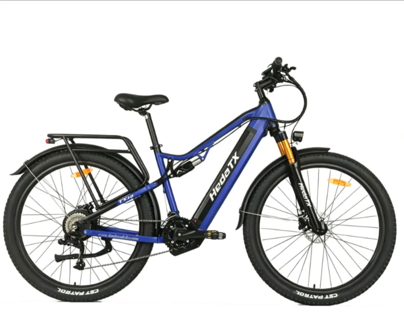 Electric Bicycle Heda-TX19 1000W 48V19.2AH Hydraulic Brake E-Bike Full Suspension 27 Speed ​​No Transmission T1 Electric Bike image 6