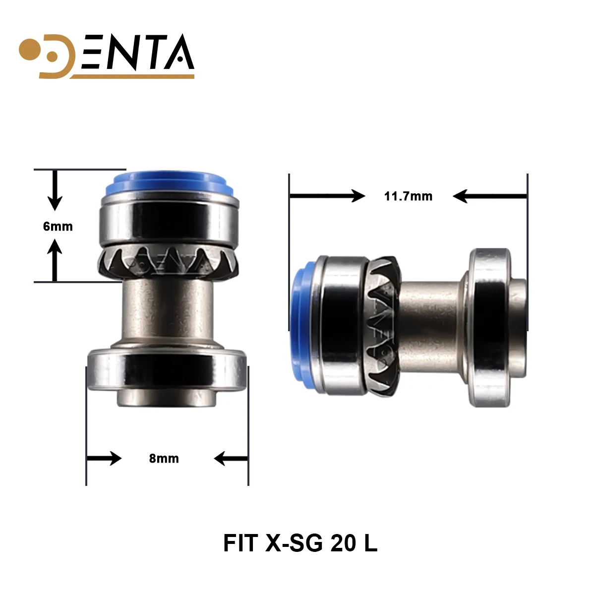 Cartucho de turbina Dental Compatible con NSK X-SG 20L implante Dental 20:1 cartucho de pieza de mano de contraángulo de baja velocidad