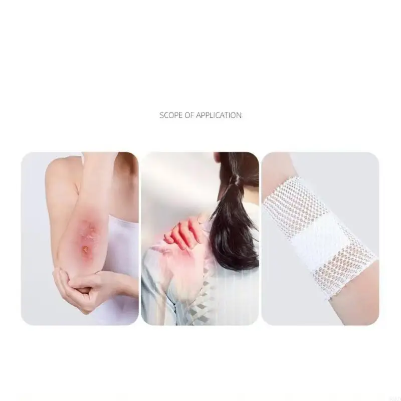 55 كيلو دالتوت مرن الأنبوبية ضمادة 2M الطول مرنة صافي خلع الملابس أنبوبوز تنفس الشاش لذراع الذراع الكاحل كوع معصم الركبة #5