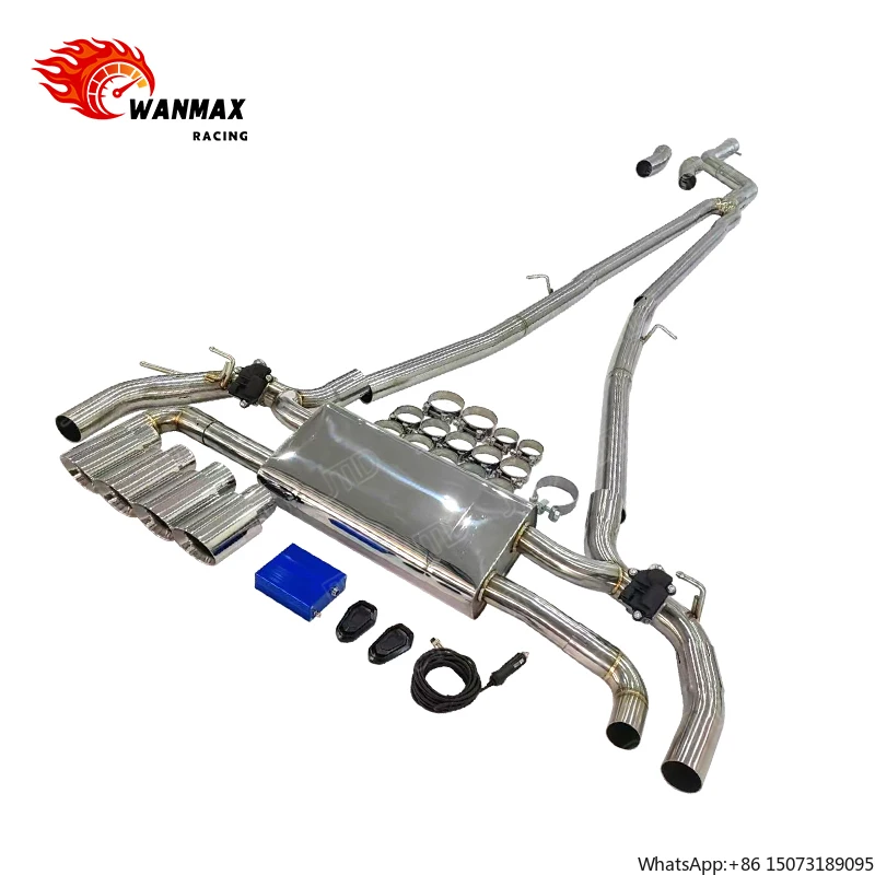 

Выхлопная система Valvetronic Catback из нержавеющей стали 304SS для BMW 540i B58 3.0T 2023 года