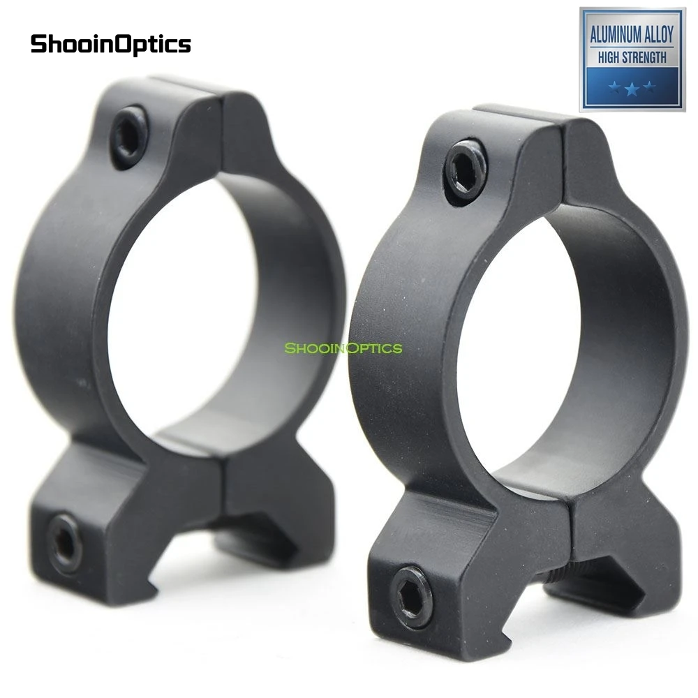 

Shooin Optics Scope 1 Inch 30mm Tube Ring Ultra Low 20mm Mount Base