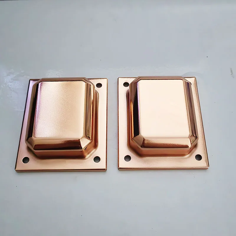 Cubierta lateral superior del transformador, campanas finales, cubierta de sellado de escudo de Metal, accesorios para altavoces de Audio, 2 uds.