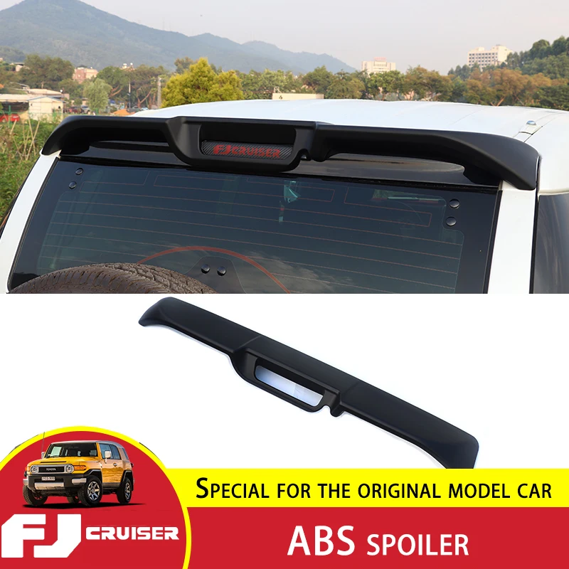 

Для Toyota FJ Cruiser ABS спойлер модификация фиксированный спойлер внешний вид украшение FJ задний вид Спорт