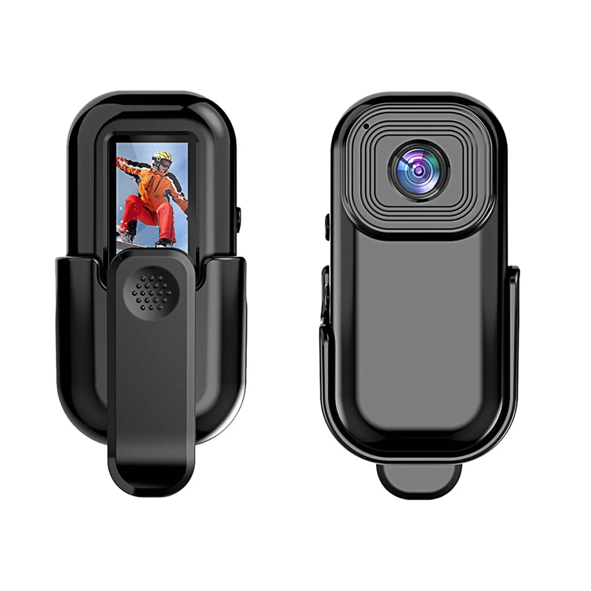 A24P 1080P WiFi caméra de poche Portable caméra corporelle Sport DV caméra d'action avec écran enregistrement vidéo caméra de poche pince arrière