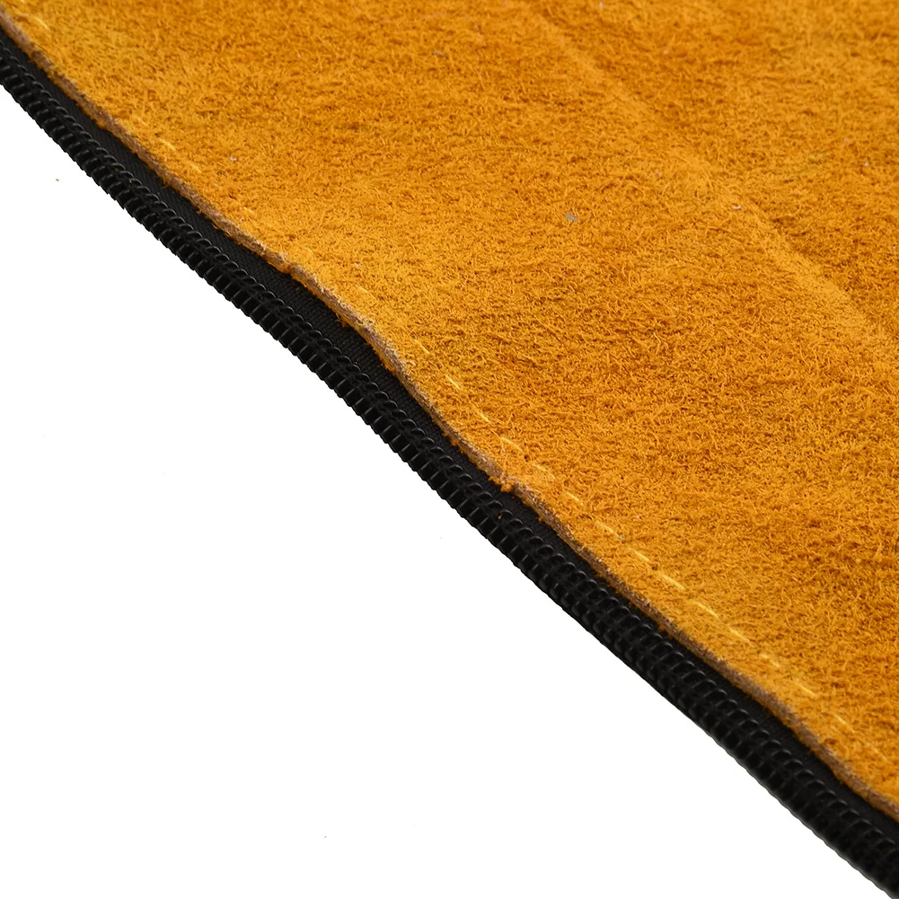 

Cable Cover TIG Welding Torch Hose Mig Protection Yellow 12ft L 4in Wide Fittings Flexible With Zipper 1pc Accessories