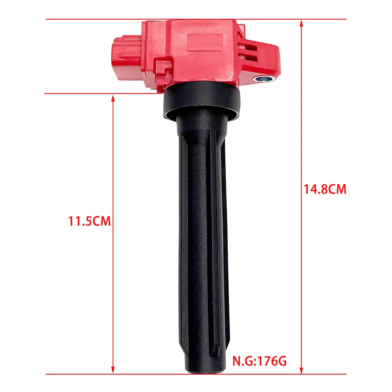 3Pcs Ignition Coil Plug For Mitsubishi Mirage DE ES RF GT SE G4 1.2L 1.3L 1832A057 UF815 C-926 2014 2015 2017 2018