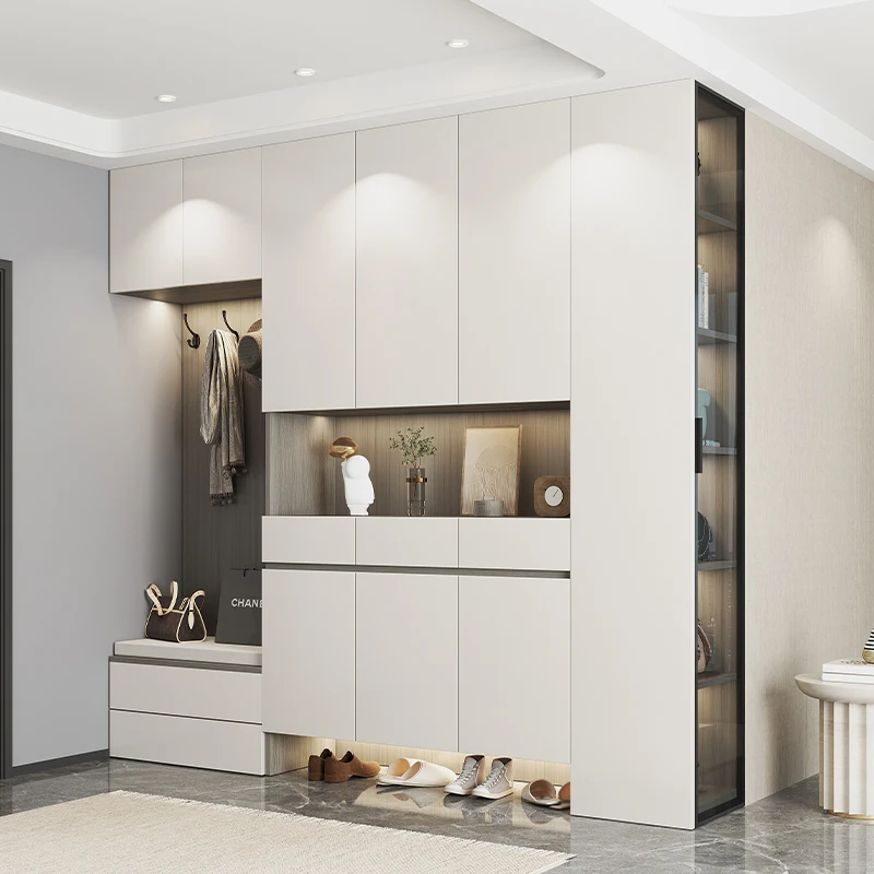 ^-^Wood Luxury Living Room Cabinets Nordic Drawers Wine Bookcase Cabinets Shoe Organizer Storage  Chinese Style Furniture