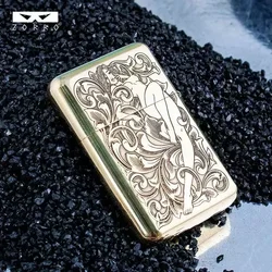 ZORRO third generation Z790 pure copper fuel lighter, double-sided engraving, grinding wheel ignition, upgraded sealed movement