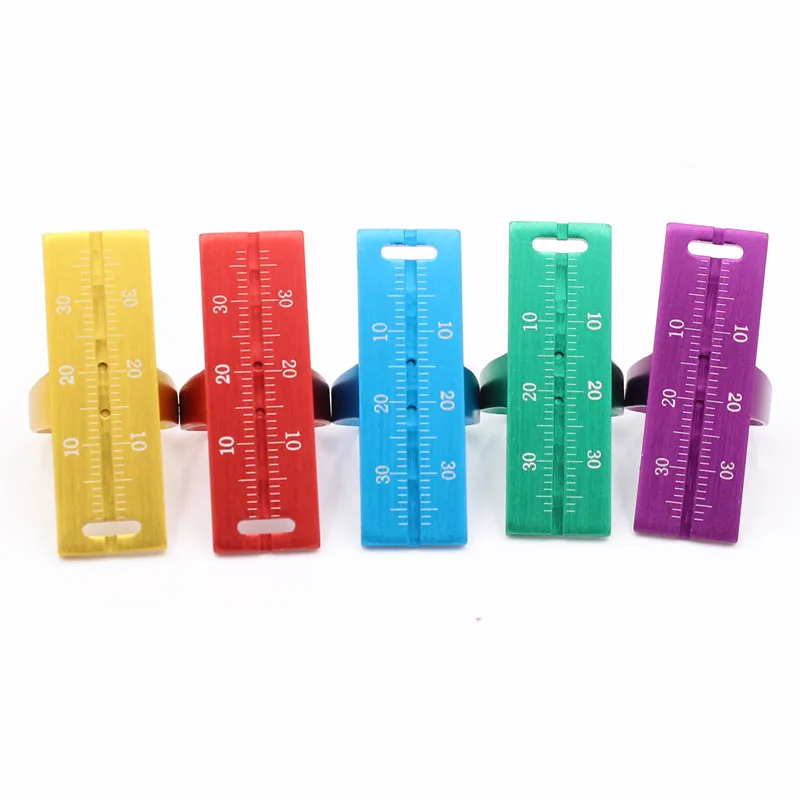 

1pc Dental Ruler Aluminium Alloy instrument Colorful Dentistry Ring Ruler Root Canal Measuring Tool for Endodontic Dentist tools