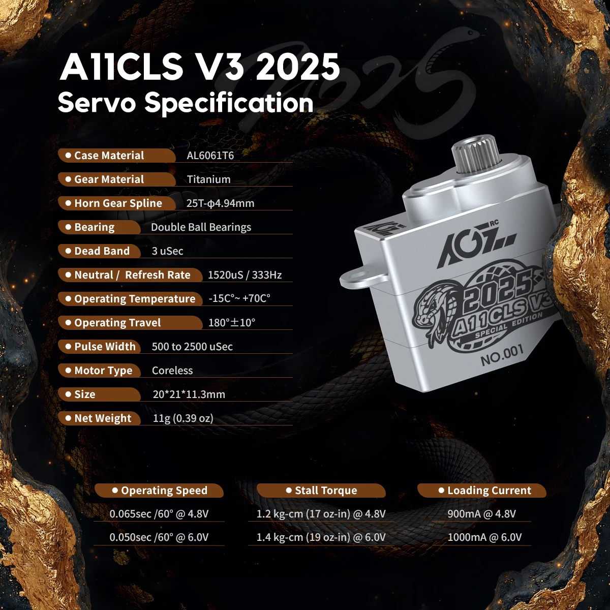 

AGFRC A11CLS V3 2025 Racing Drift Kit Gyro Programmable Servo Speed 1.4KG Micro Servo For 1/28 1/24 1/18 RC Mini Cars