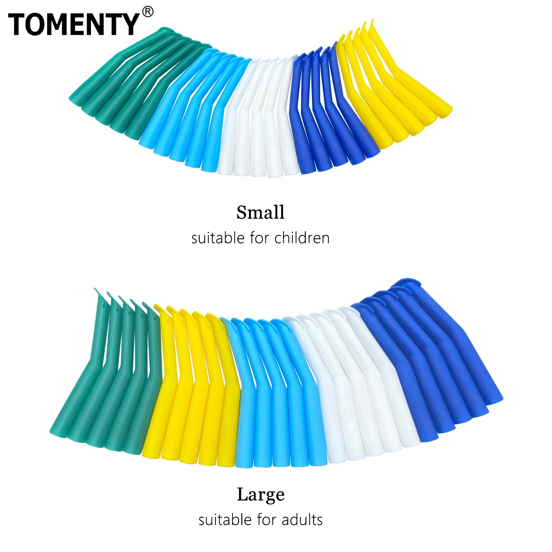 

25pcs/Bag Dental Autoclavable Strong Suction Tips Adults Children Material Dentistry Dentist Tools Disposable Surgical Aspirator