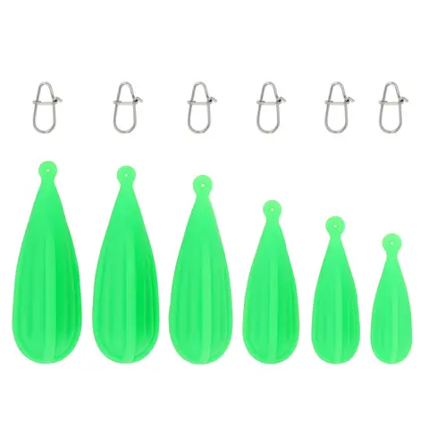 Glow in Dark Silicone Fishing Practice Plug for Improving Casting Skills Luminous Bait Practice Plug 3g 5g 8g 10g 13g 16g
