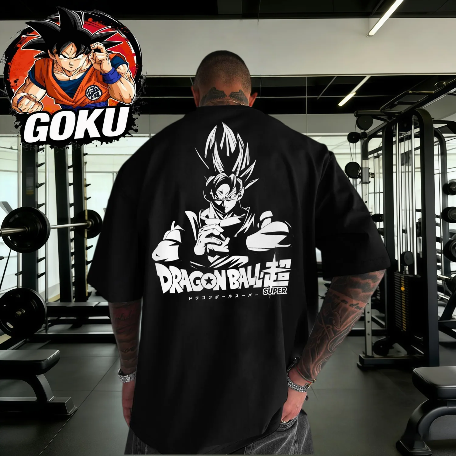 2026 Sommer Dragon Ball Retro Gym T-Shirt 100% Baumwolle Goku-Print Übergroßes Fitness-Streetwear für Herren und Damen T-Shirt Y2k