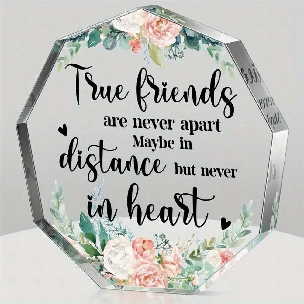 Friendship gift for friends, birthday gift for friends, farewell gift for friends, retirement gift for colleagues, heart-shaped souvenir decoration for friendship