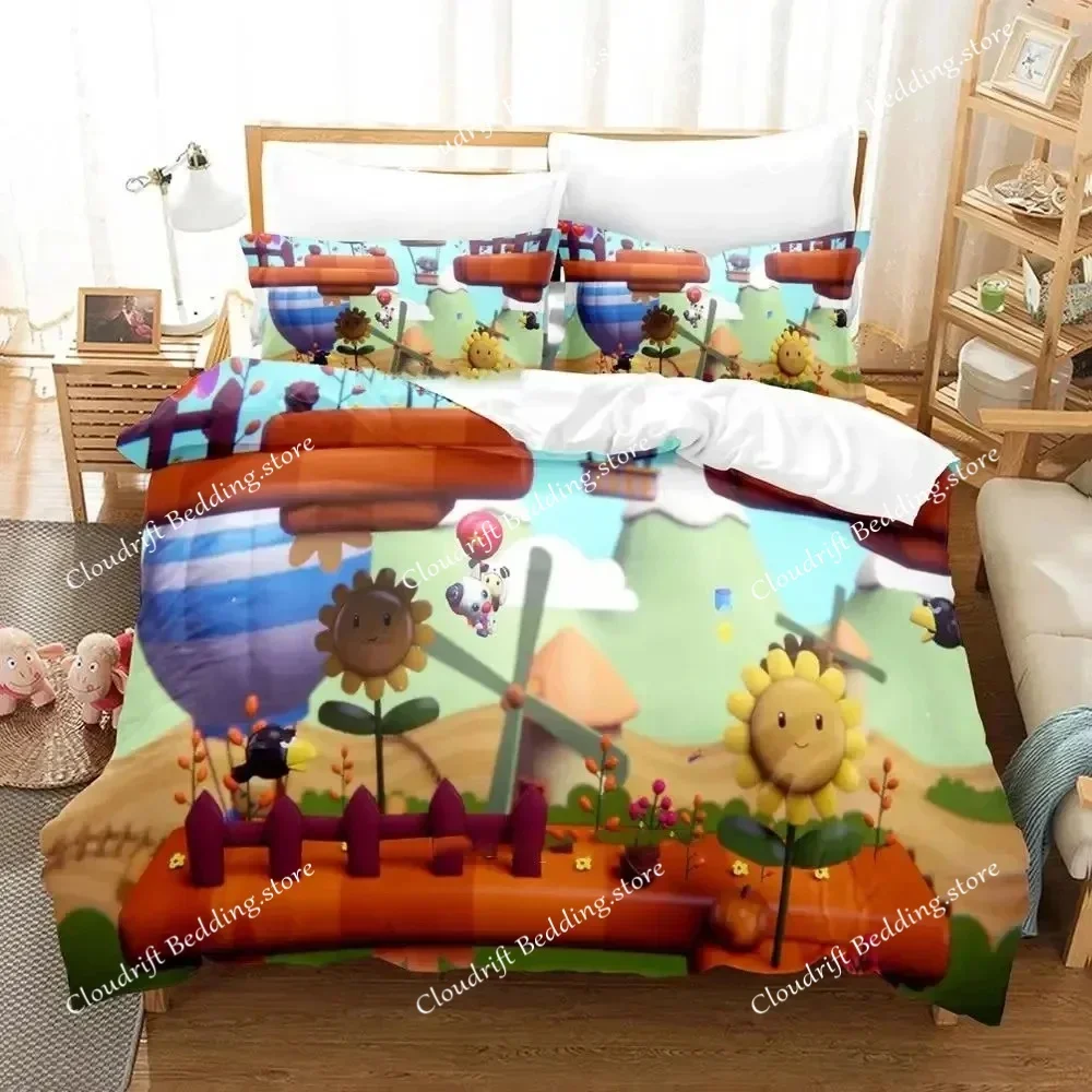 Cartoon Game Ayo the Clown Duvet Cover Bed Set Quilt Cover Pillowcase Comforter king Queen Size Boys Adult Bedding026