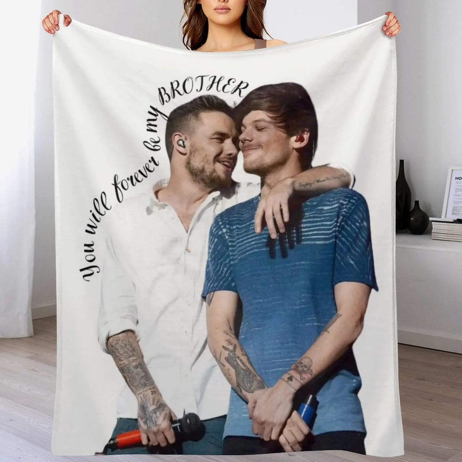 

Liam Louis Brothers Throw Blanket Decorative Sofas Thin bed plaid For Baby Blankets