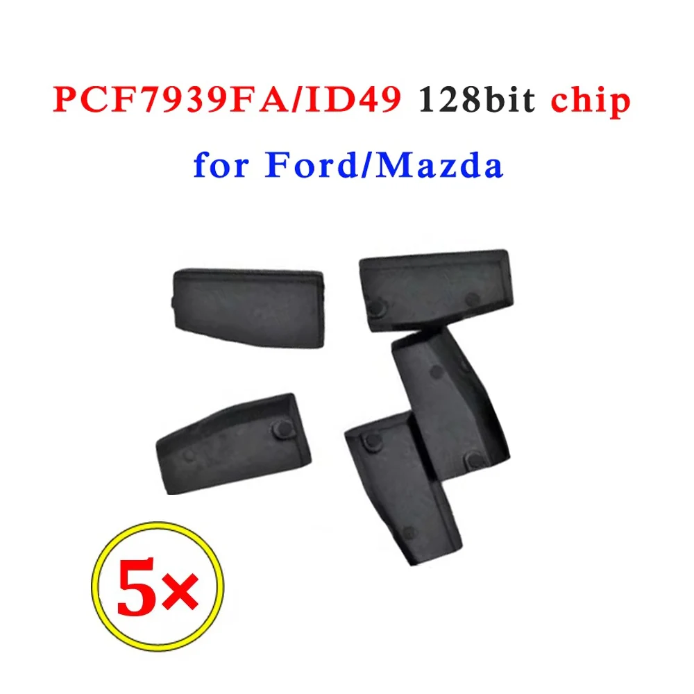 5 sztuk/partia Aftermarket PCF7939FA ID49 128-bit 49 Chip Hitag Pro Blank Auto Transponder Chip dla Ford Fusion Edge dla Mazda 2015+