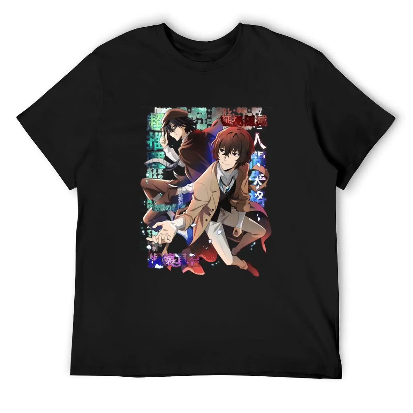 Dazai mayoi anime poster T-Shirt vintage graphic tee for a boy clothes for men