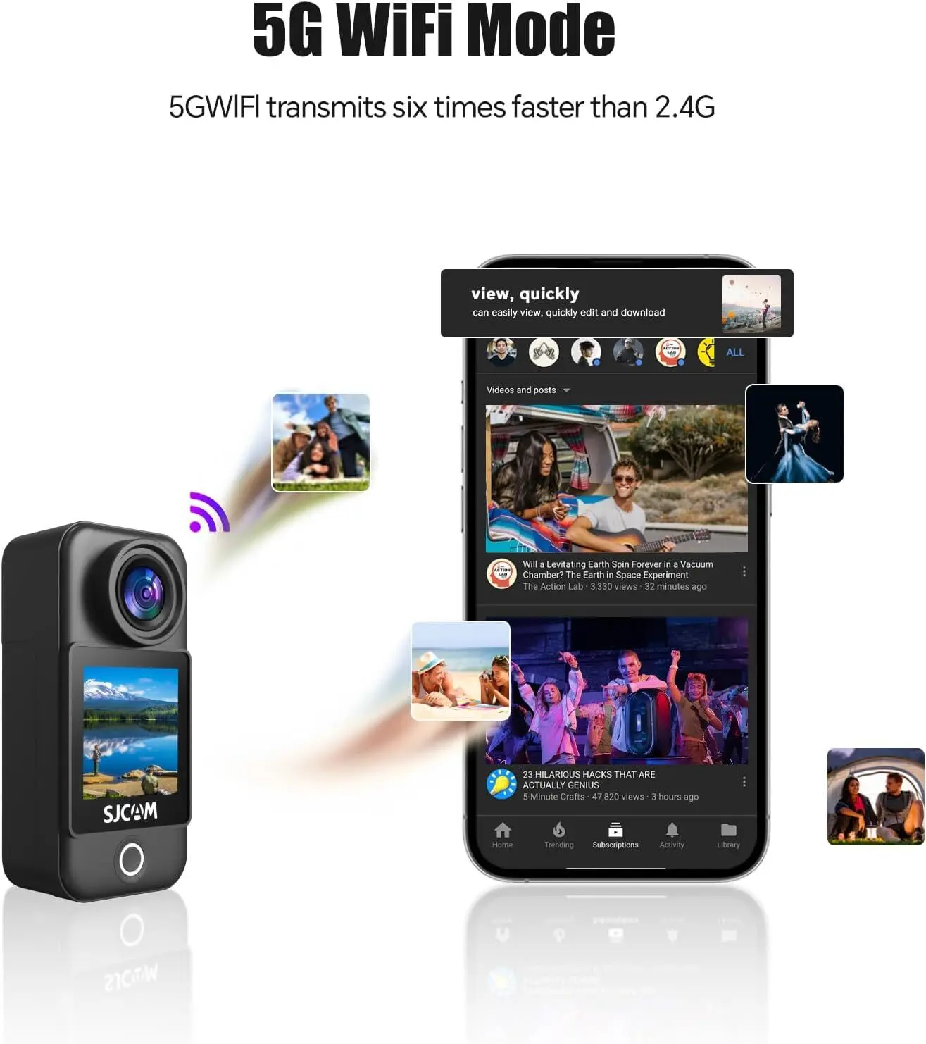 SJCAM C300 Action Camera 4K Magnetic 6-Axis Gyro Stabilization Body Camera - view 5