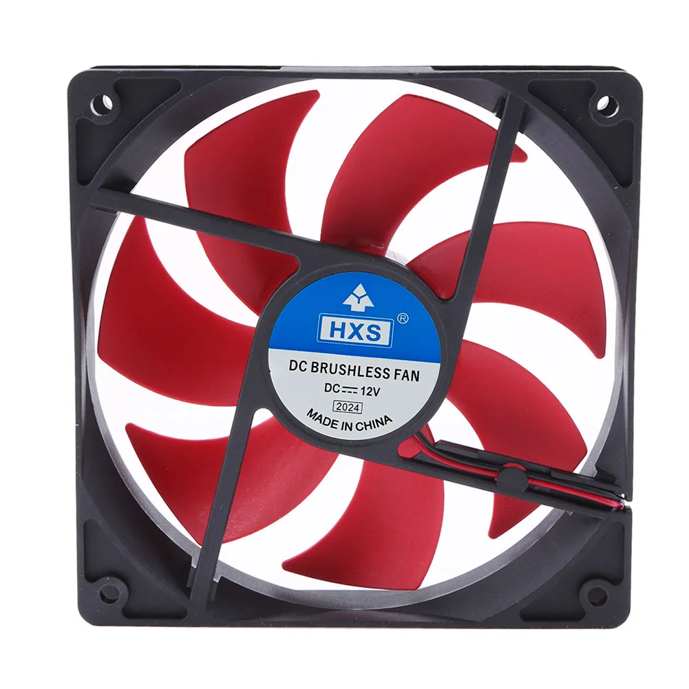 

120x120x25mm Cooling Fan DC 12V 12cm 120mm Cooler Fan 2Pin Computer Case Fan Laptop GPU DC Cooling Fan Ball/Sleeve Power Supply