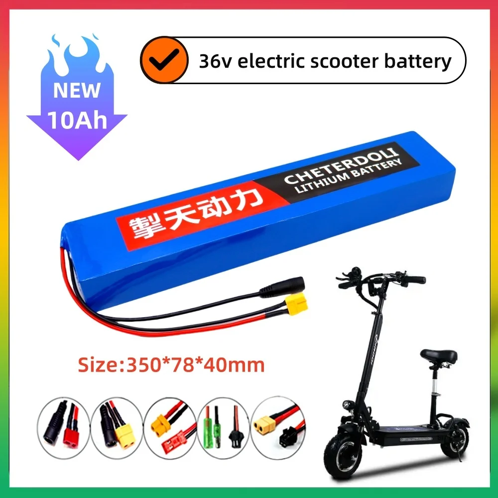

Aleaivy 10S4P 36V 10000mAh 42v Electric Scooter Battery Pack 18650 Lithium M365 Electric Scooter 36v 350W 500W Battery Scooter