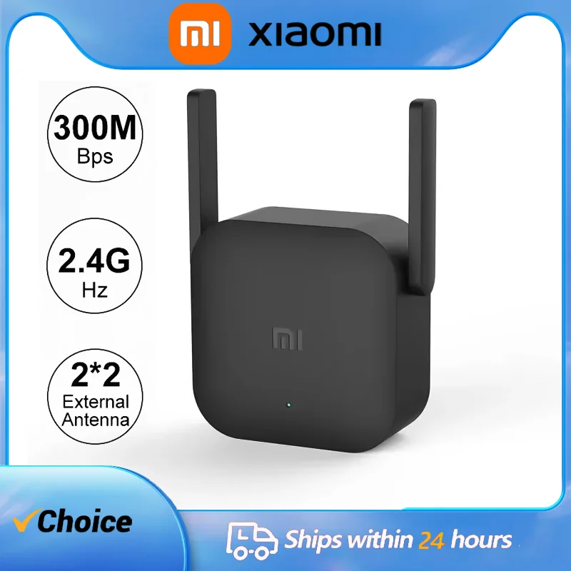 

Xiaomi Mijia повторитель Wi-Fi усилитель Pro сетевой расширитель маршрутизатор удлинитель мощности Roteador 300 м 2,4 г 2x2 беспроводная внешняя антенна