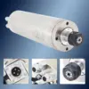 【米国&EU在庫】2.2kw ER20 220V 防水水冷スピンドルモーター CNCルーターマシン用金属彫刻スピンドルモーター 4