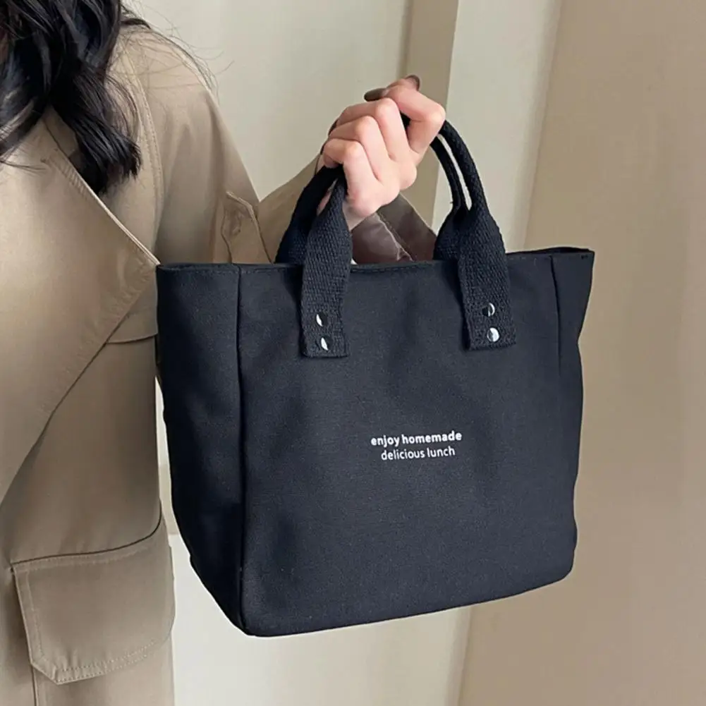 여성용 캔버스 핸드백 솔리드 컬러 여성용 캐주얼 대용량 여행 가방 두꺼운 핸드백 대용량 예술 학생 패키지