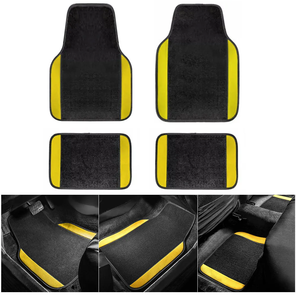 

5Seats Universal Car Floor Mats For KIA Rio Niro K3 K5 Soul Ceed Cerato Forte Spectra Sportage Car Styling Accessories Covers