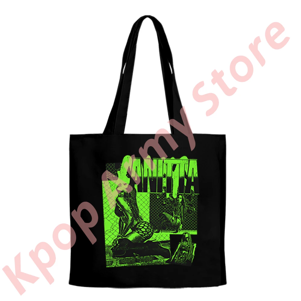 Anitta Baile Funk Experience Tour Bolsas de Ombro para Homem e Mulher, Sacola Tote, Streetwear Casual, Moda Merch