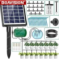 2025 Latest Drip Irrigation Kit for Potted Plants Solar System for Garden Supported Automatic Watering System