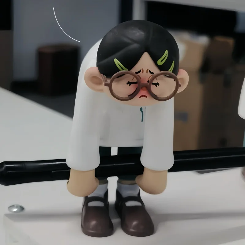 

Оригинальная серия Medical Mo Medical: коллекционная фигурка медсестры первого поколения, модный настольный сувенир ручной работы, персонализированный подарок для детей