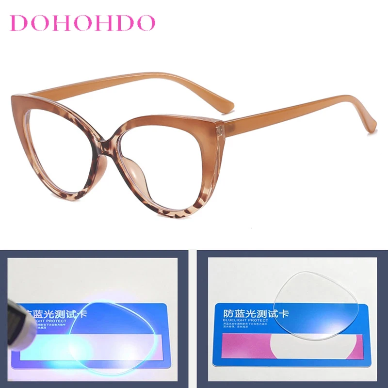 Okulary Vintage Trendy TR90 Kocie Oko Anty-Blue Light Damskie Męskie Nowa Luksusowa Marka Projektant Ochrona Oczu Komputerowe Okulary Lentes