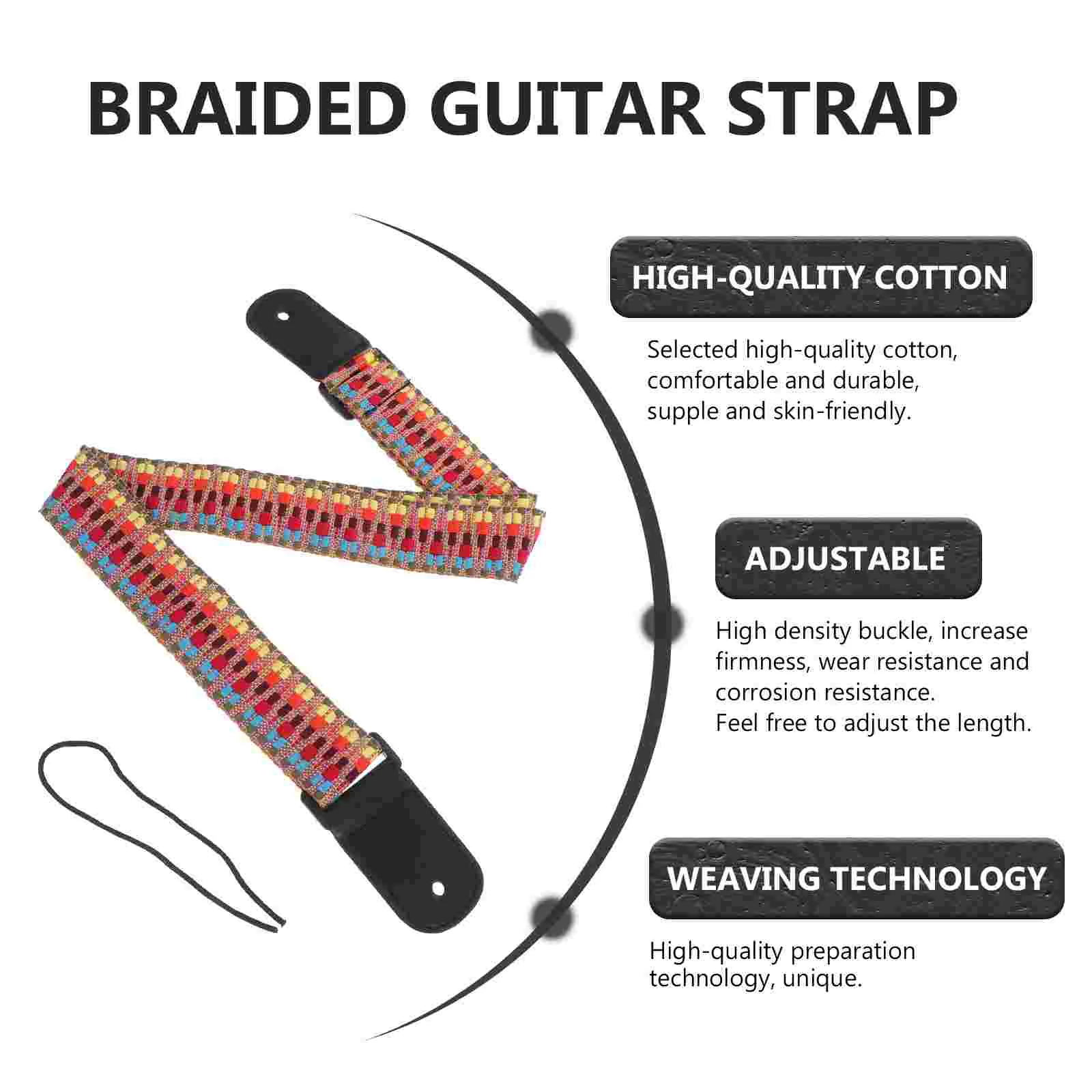 Wall Guitar Hanger Ukulele Strap Waist Belt Musical Instrument Accessory Creative Supply