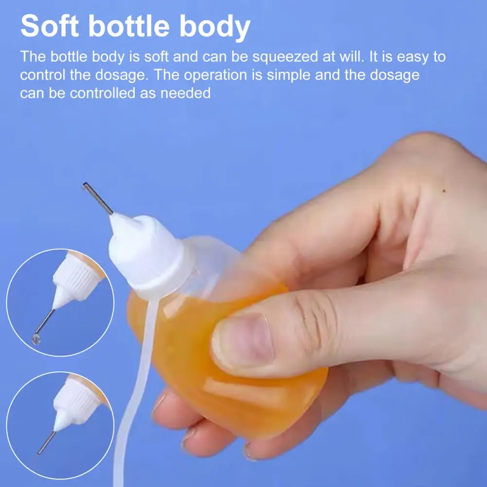 10 個 5/10/20/30/50/100 ミリリットルニードルチップアプリケーター液体スポイト充填接着剤ボトルニードルチップ接着剤ボトル DIY クラフトオイラー
