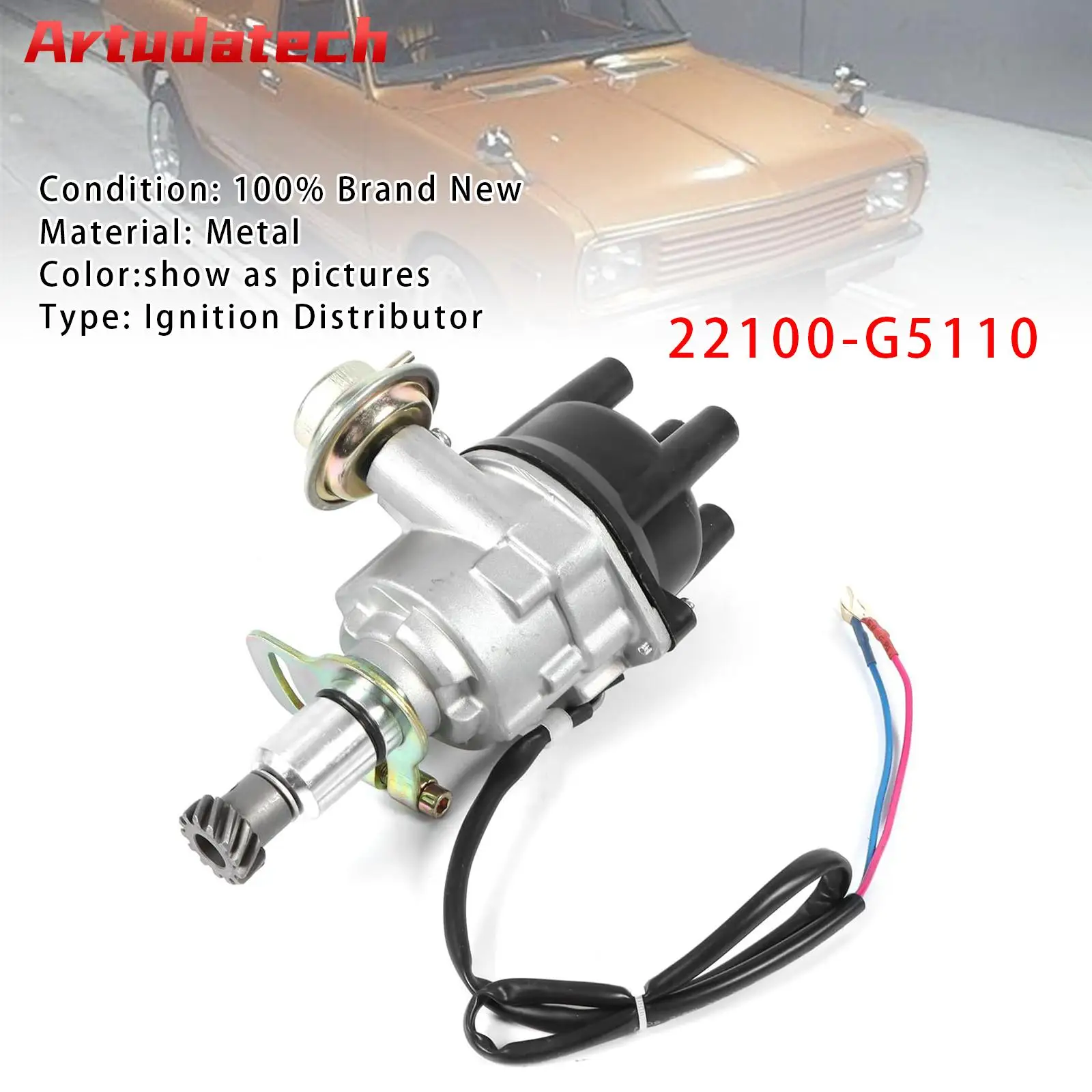 

Artudatech Ignition Distributor For Nissan Datsun B110 B210 B120 Pickup A10 A12 A13 A14 A15 Car Accessories