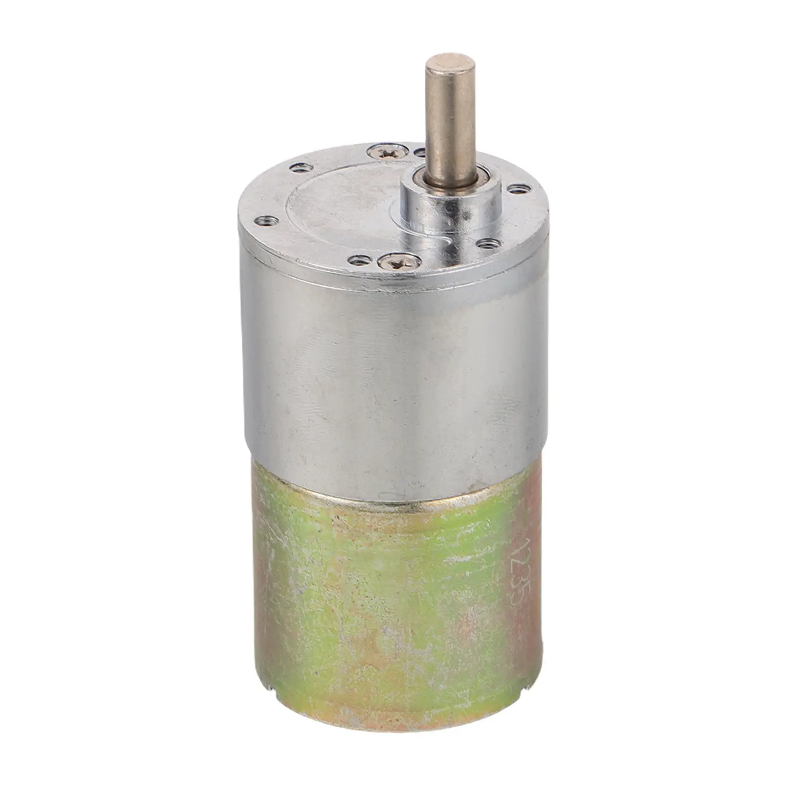 Dc 12V Speed Reduction Motor Compact Metal Geared High Torque Low Noise Adjustable Speed Electric Gear Motor for DIY Robotics