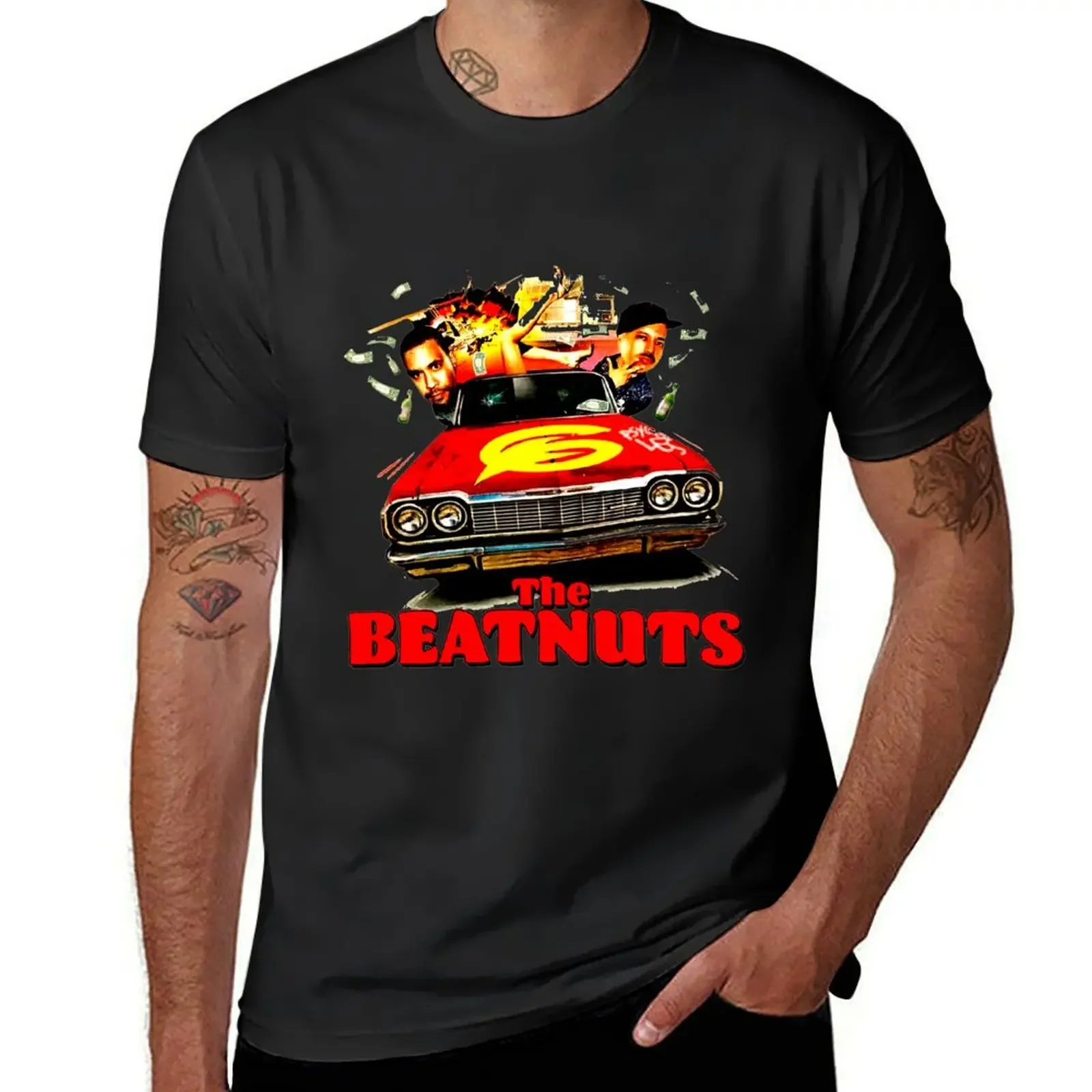 Beatnuts T-Shirt vintage blue archive men t shirts high quality