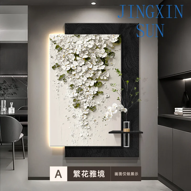 2025 new hydroponic green plants entrance door porch decorative painting high sense corridor aisle