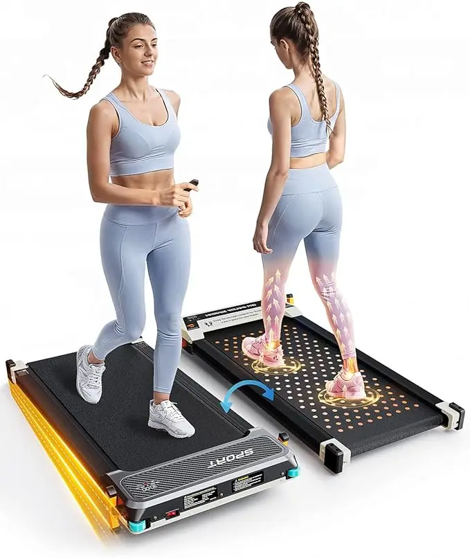 

Modern Home Sports Treadmill with Wireless Heart Rate Test Mechanical Driving Type