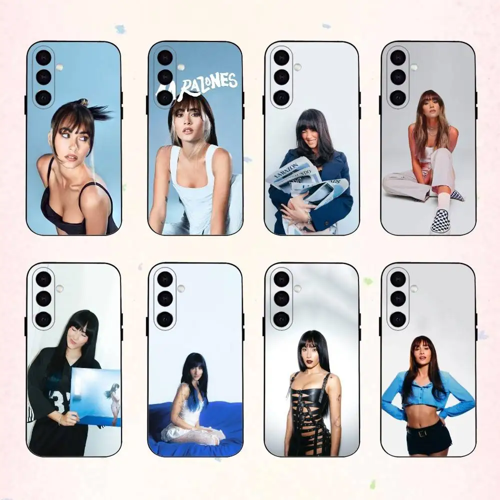 

S-Singer A-Aitana CUARTO AZUL phone Case For Samsung Galaxy A73,A72,A71,A70,A53,A52,A51,Others Soft Black Shell