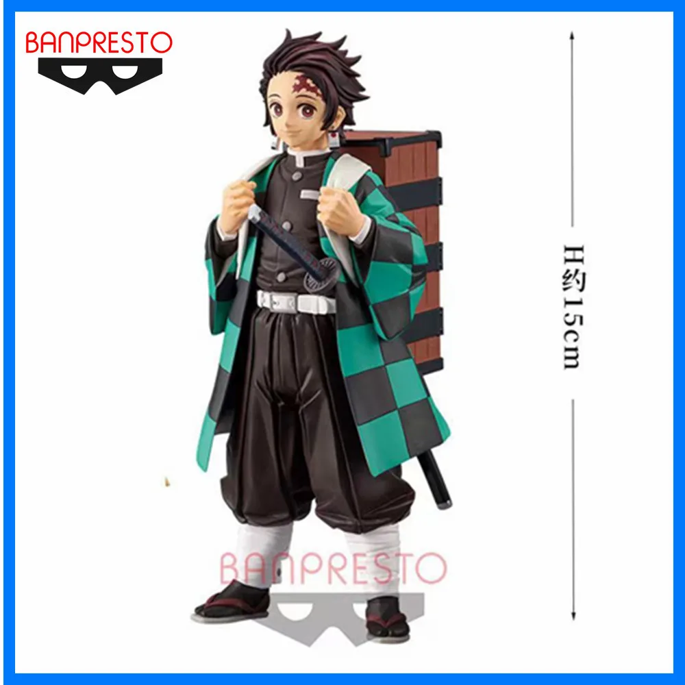 Anime Original Demon Slayer Anime Kamado Tanjirou Action Figure Kimetsu no Yaiba PVC Model Toys 15CM Doll