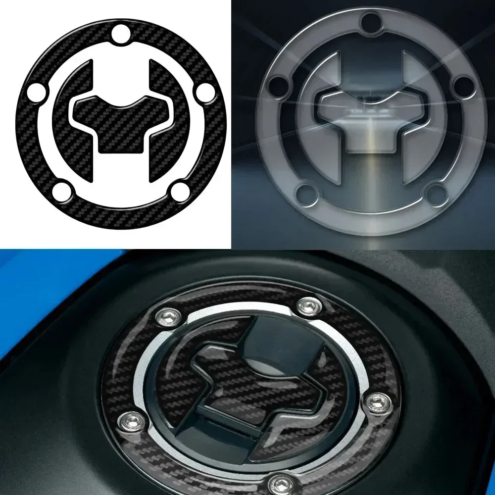

3D Carbon Look Motorcycle Fuel Cap Cover Decal Sticker For Suzuki V-Strom 650 DL650 2017-2018