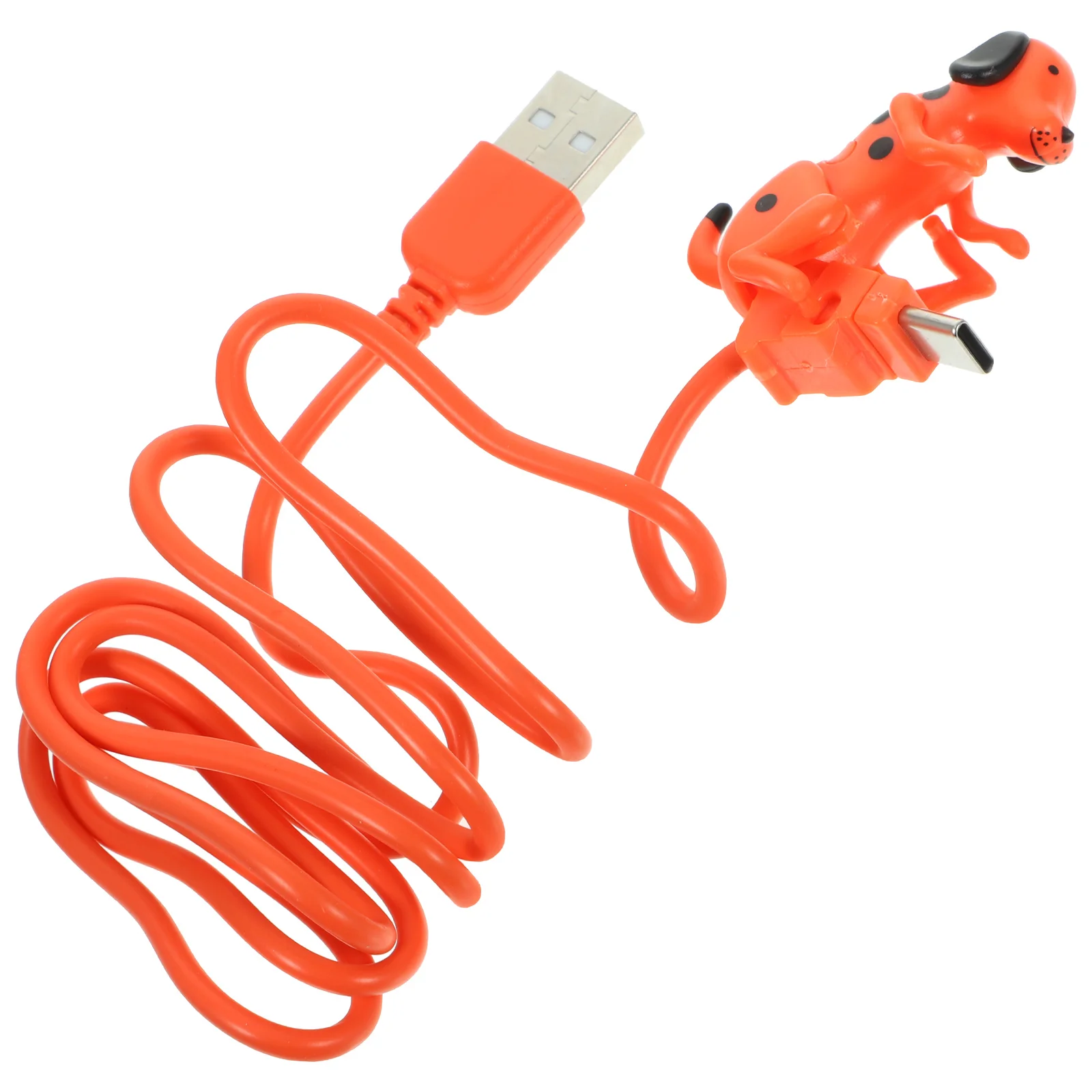 

USB Data Line Type C Charging Cable Lovely Dog Design Portable Phone Accessories Smartphone Home Travel Safe