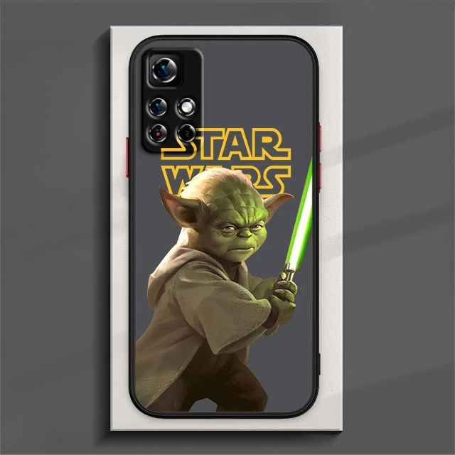 Disney Star Wars Jedi Phone Case For Redmi Note 12 11 10 9 8 Pro Plus S T 5G Matte Frosted Translucent Cover