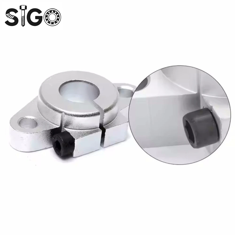 SHF8 SHF10 SHF12 SHF16ベアリングシャフトサポート、8mm 10mm 12mm 16mm丸棒用、DIY XYZテーブルCNC 3Dプリンター用