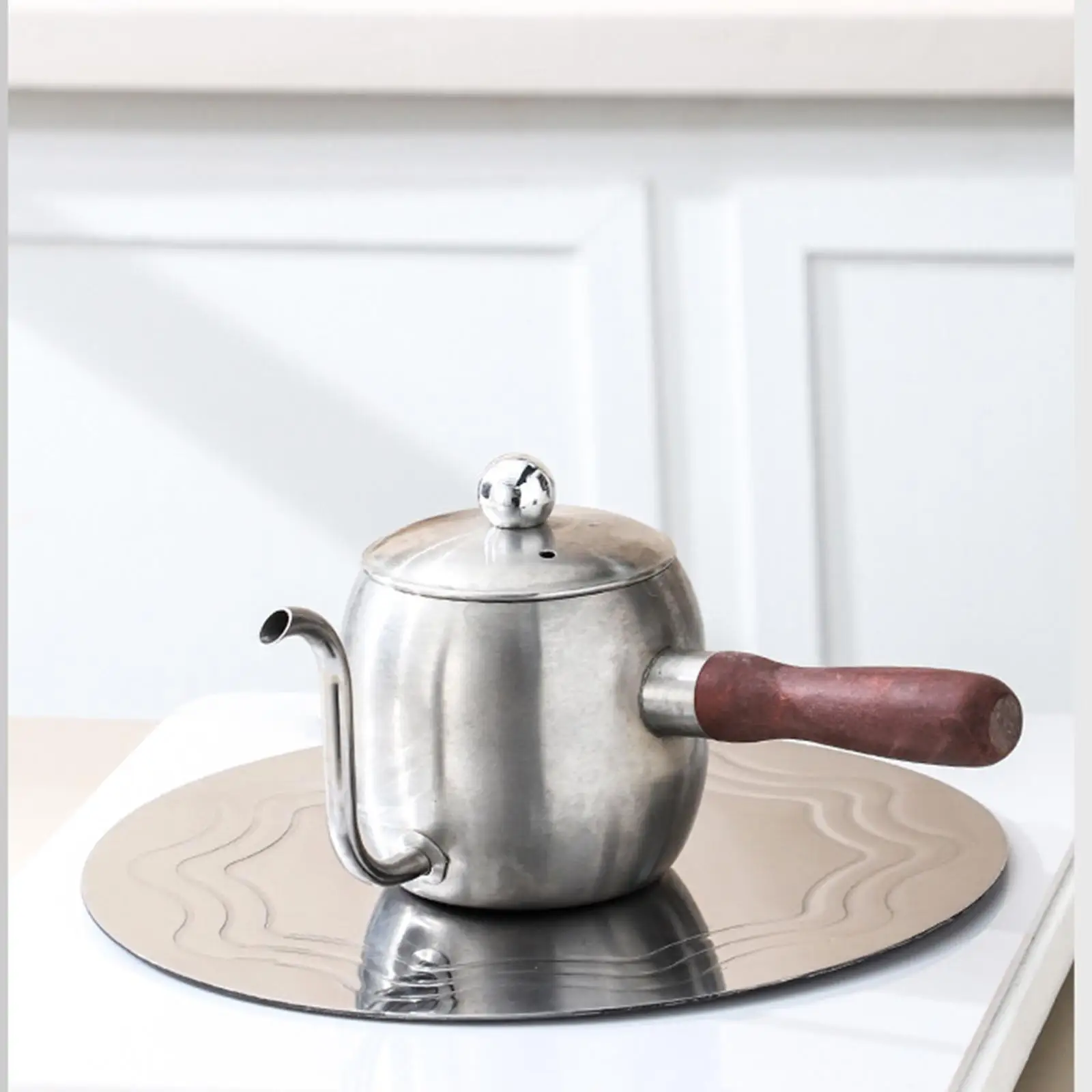 Induction Diffuser Plate for Stove Top Cooking Stainless Steel Heat Adapter Converter Non Slip Handle Kitchen Tool