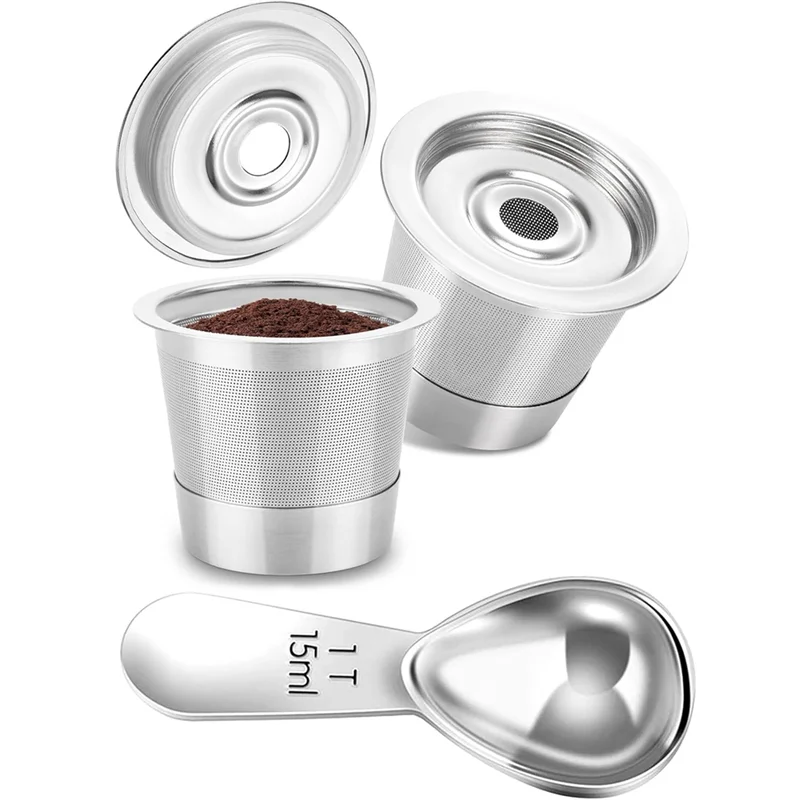 

Efficient-Eco-Friendly Stainless Steel Coffee Filters And K Cups For Ninja PB051 & CFP101/PB041;
